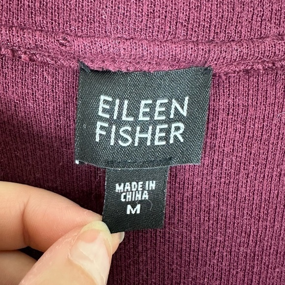 EILEEN FISHER Wool Cardigan Size M - Picture 6 of 8